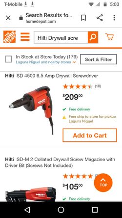 Hilti Drywall Screwdriver SD4500