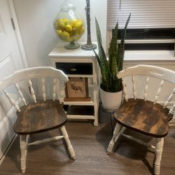 2 Farmhouse Style chairs 