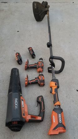 Ridgid Combo Weedeater And Blower Plus Tools 
