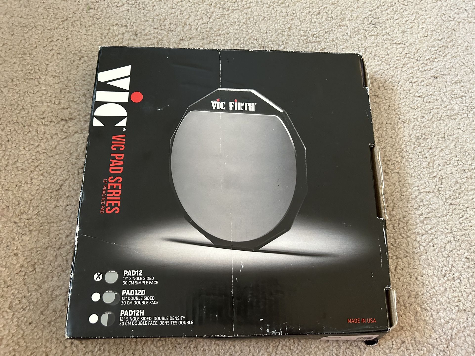 Vic Firth 12" Single-Sided Practice Pad