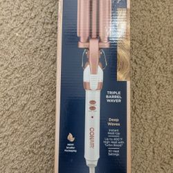 Conair Double Ceramic 3 Barrel Curling Iron