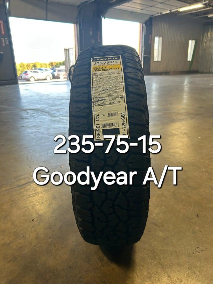 2357515 Goodyear A/T Tires with free Installation 235-75-15