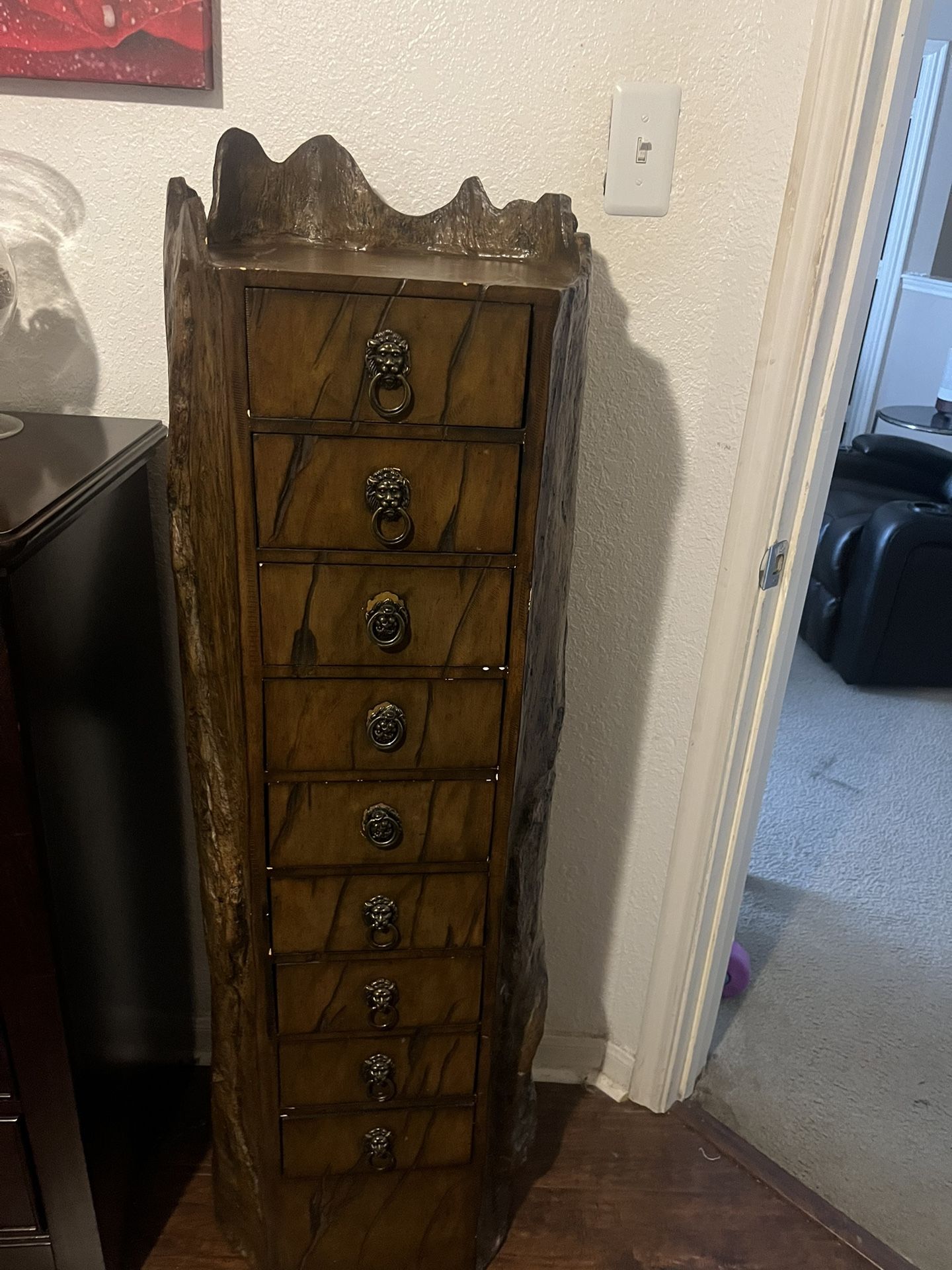 Solid Wood Beautiful Jewelry Box or Whatnot
