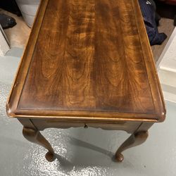 Solid Wood Antique Walnut Game Table