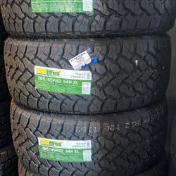 New Tires 285/45/22 Set Of 4 Tbb Installed And Balanced Set De 4 Llantas Nuevas Instaladas Y Balanceadas 