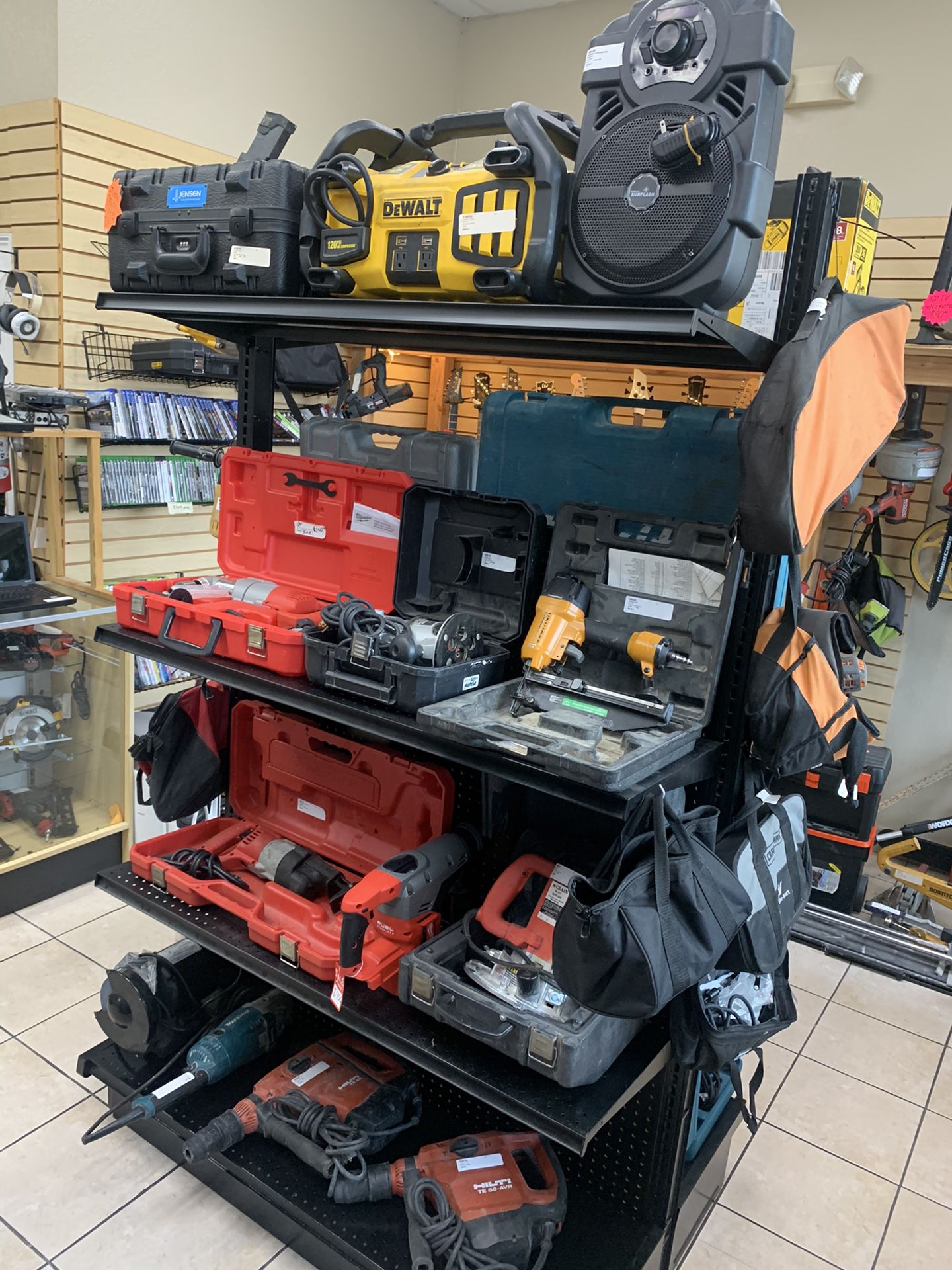 TOOLS FOR SALE! BEST PRICES IN TOWN! POWER & ASSORTED TOOLS, LAWN EQUIPMENT, AIR TOOLS, ETC.