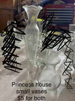 Princess House Small Flower Vases