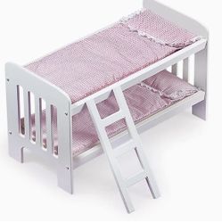 Badger Doll Bed with ladder And Bedding For 20” dolls new in box