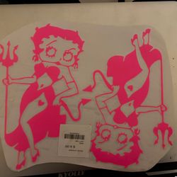 Betty Boop Decal Sticker 