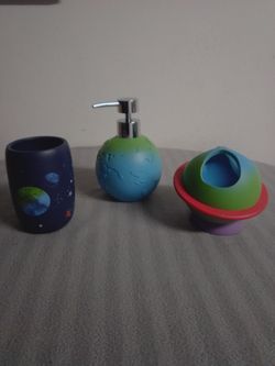 Allure Home Creation Starry Night 3-Piece Bathroom Set