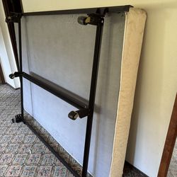 Free queen box spring and rails