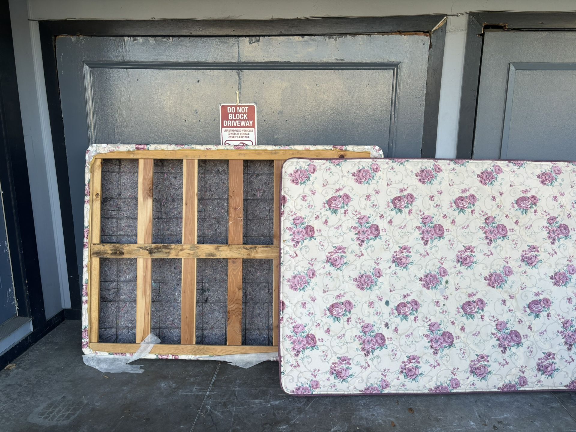 Queen size mattress, and Box Spring