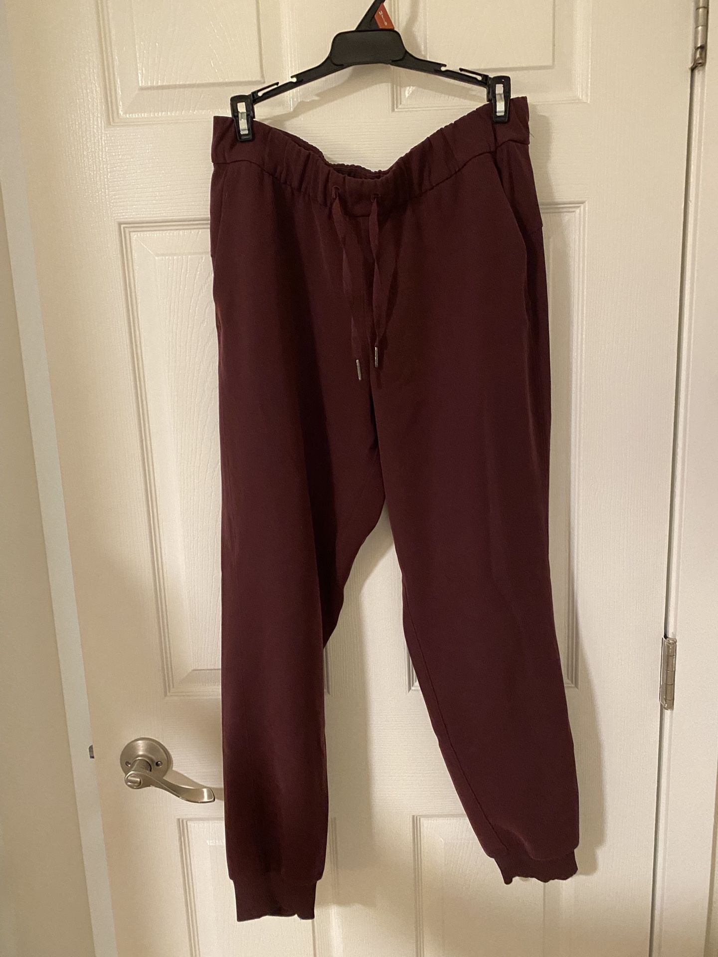 Lululemon Maroon Joggers