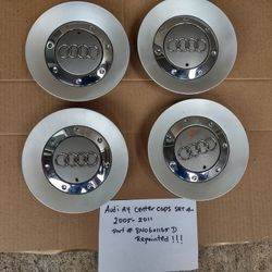 05-11 Audi A4 WHEEL CENTER CAPS.. SET...