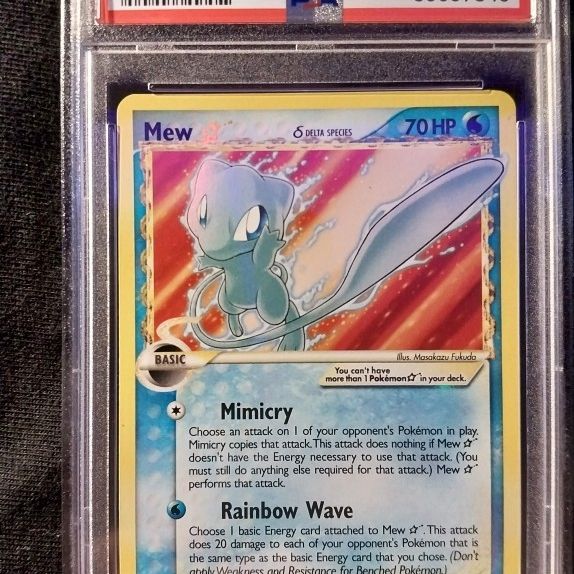 Mew Holo Ex Dragon Frontiers 2006 Pokmon Gold Star Card - PSA 7 Near Mint  for Sale in New Port Richey, FL - OfferUp
