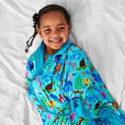 New Little Sleepies Disney Nemo's Reef Large Cloud Blanket