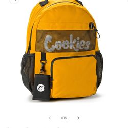 Cookies Stasher Yellow Smell Proof Backpack w Wallet