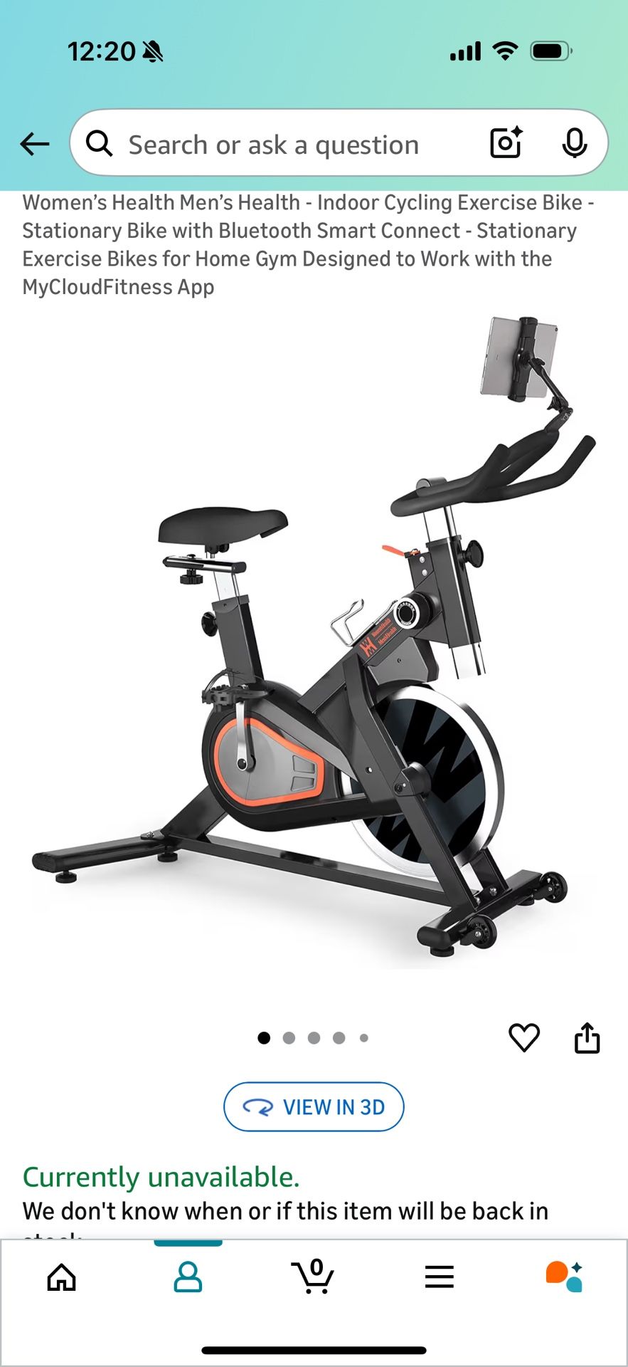 Barely Used Exercise bike