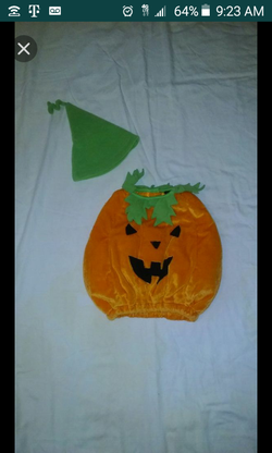Pumpkin costume 6/9 months
