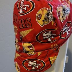 49ers Welding Hat Home- Made Available In Different Sizes 