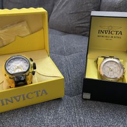Two Invicta Watches
