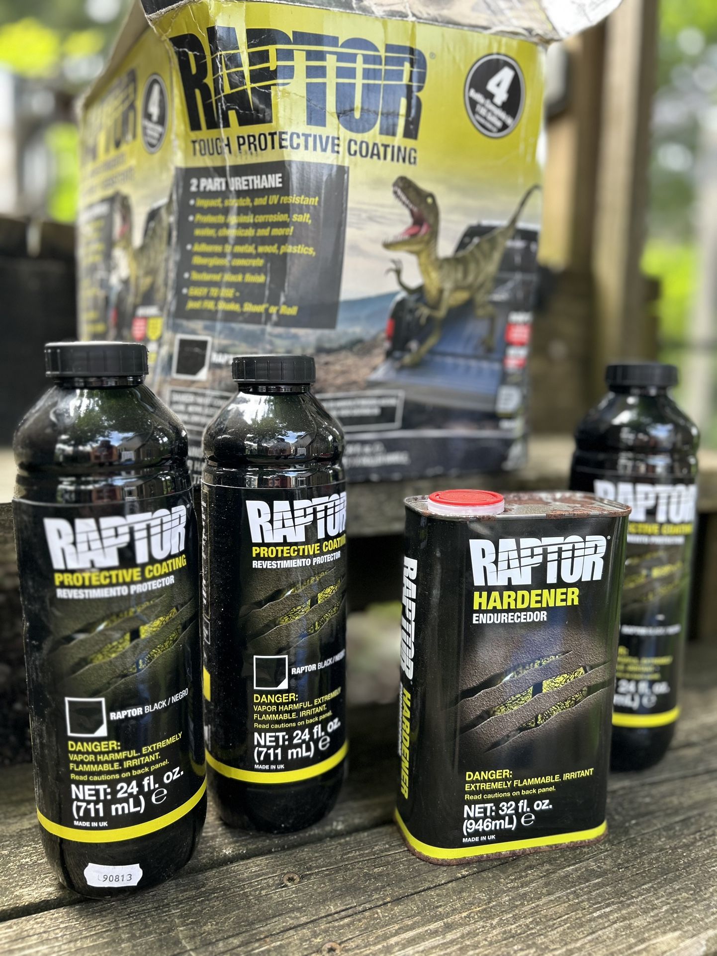 Unused Raptor Protective Coating Kit