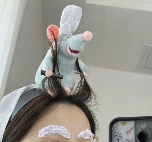 Cute mouse hair clip