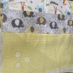 blankets, towels, diaper bag And Car Seat Cover 