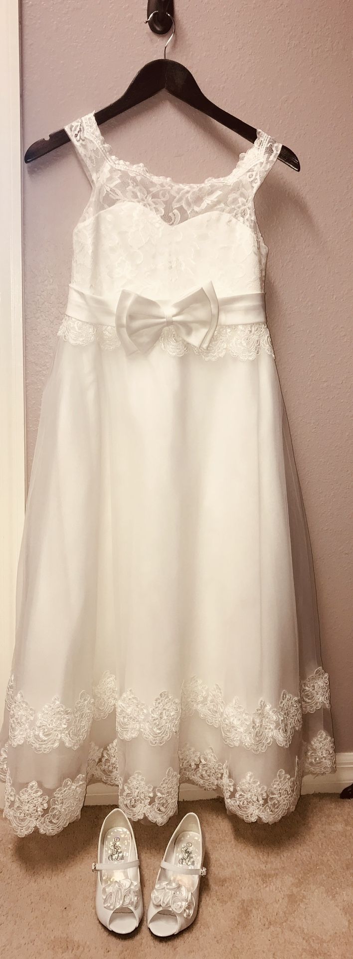 Flower girl dresses and accessories