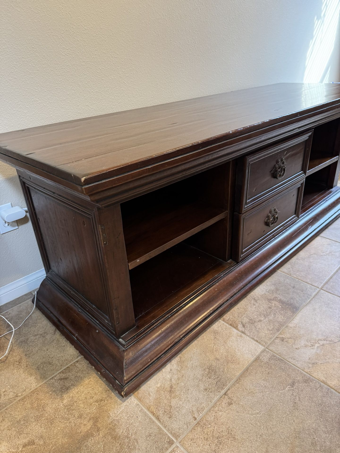 Wooden TV Media Stand Console