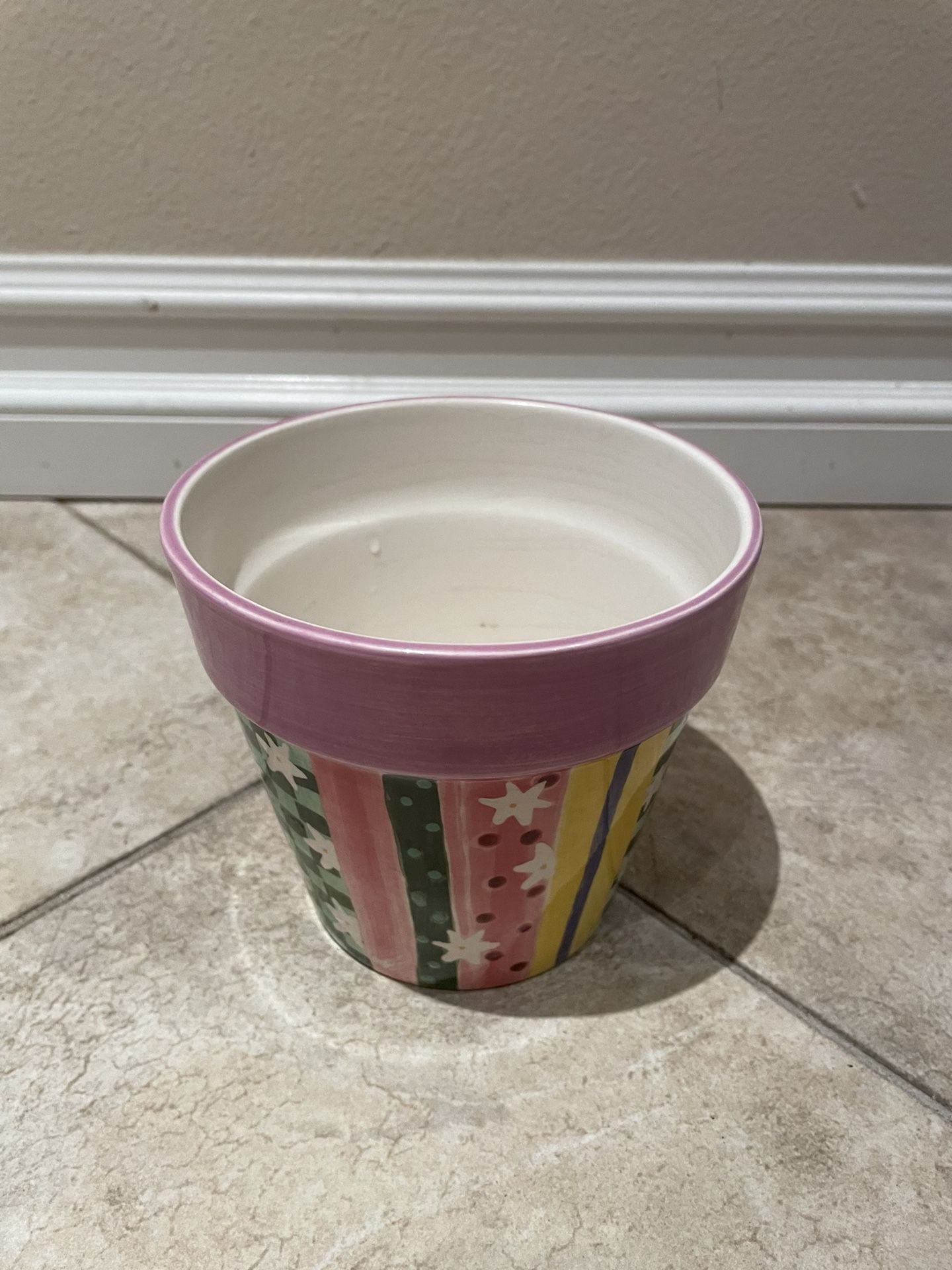 4.5" plant pot.