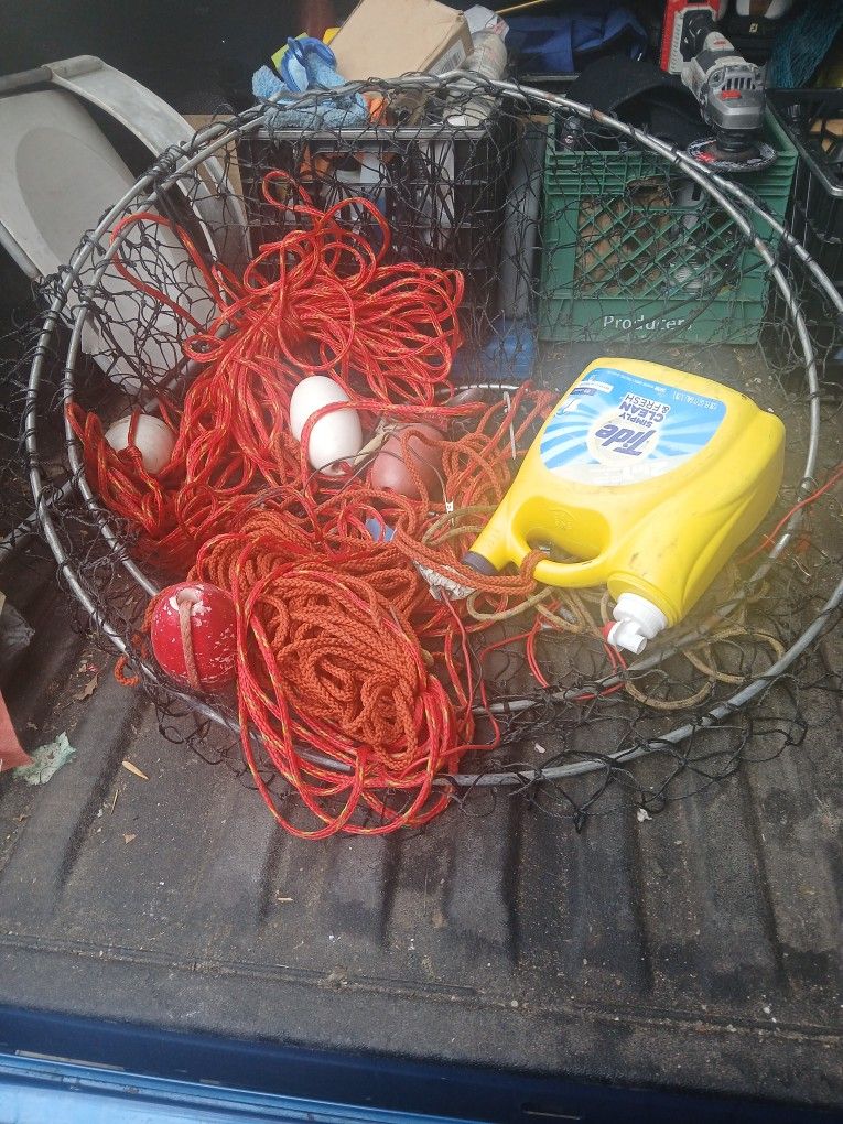 Crabbing Hoop Nets