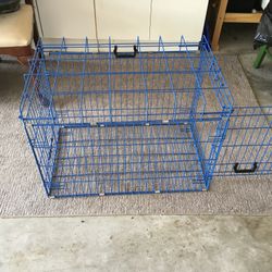 Blue Dog Crate 