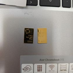 1/10th Troy Oz Gold Valcambi Bar Ingot Bullion and more!