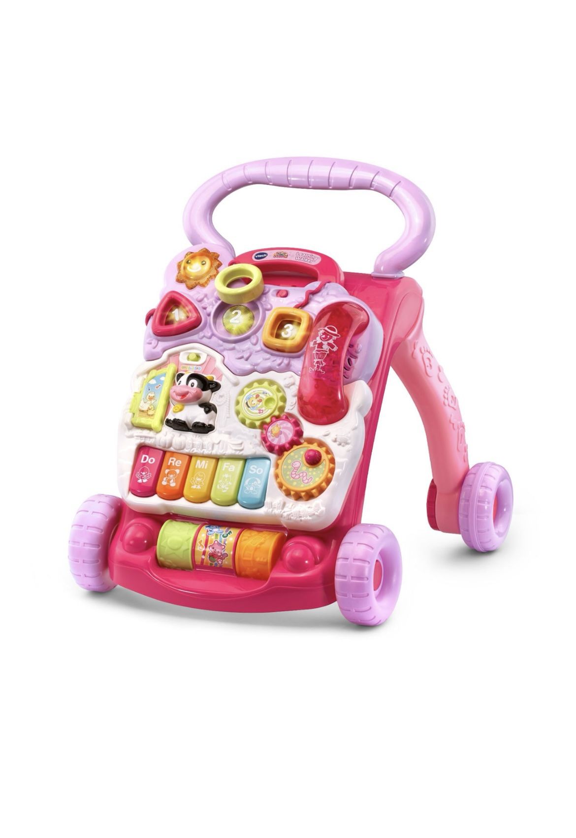 VTech Sit-to-Stand Learning Walker (Frustration Free Packaging), Pink• 🆕👍Retails $47.99