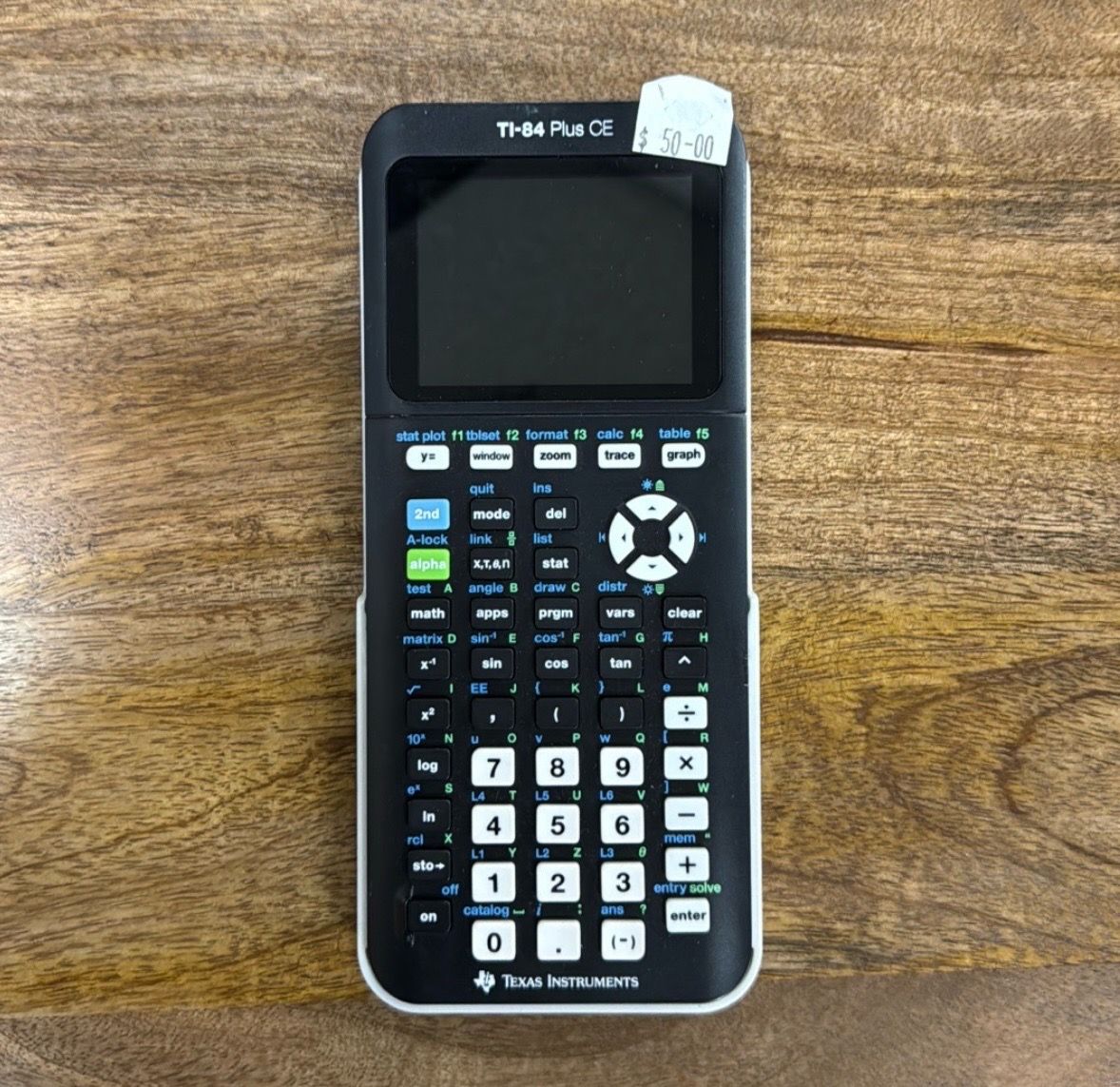 TI-84 Plus CE Graphing Calculator - Black $50