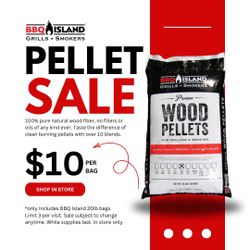 BBQ island Wood pellets 10/bag 
