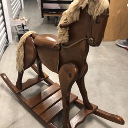 Wooden Rocking Horse