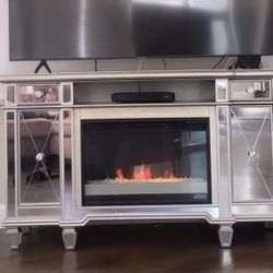 LED Fireplace TV Stand