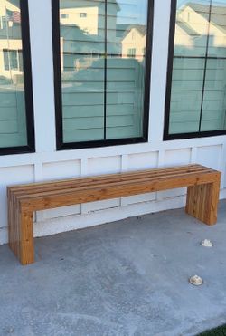 Custom Wooden Bench