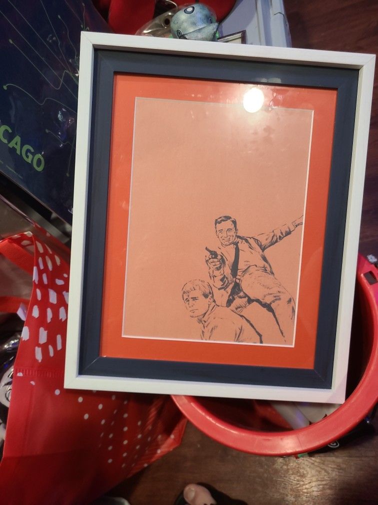 The Man From Uncle..Framed Picture.