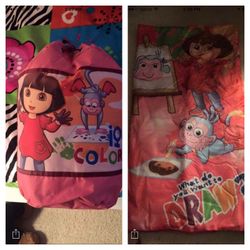 Dora sleeping bag with backpack
