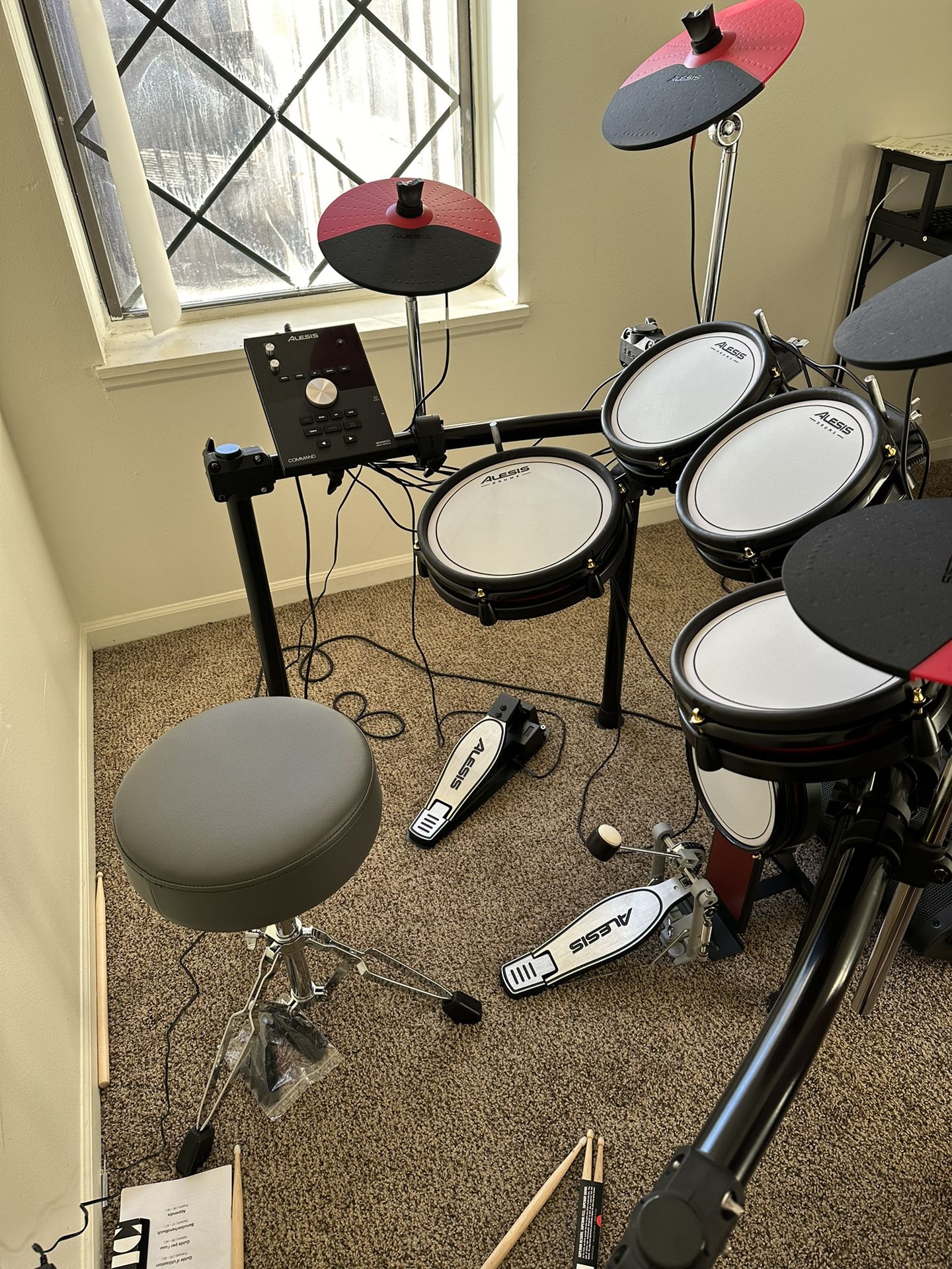 Drum Set For Sale!!! Alesis Command Mesh Kit