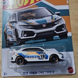 Hotwheels 2018 Honda Civic Type R