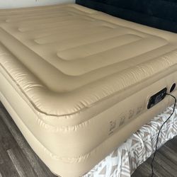 Premium Inflatable Air Camping Mattress Queen Size
