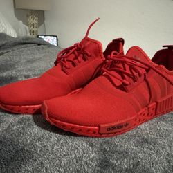 Size 11 - adidas NMD_R1 Allover Logo - Scarlet