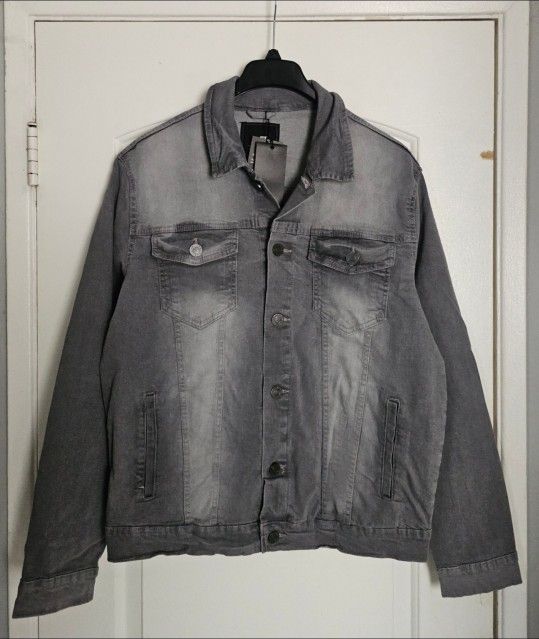 Men's Denim XL Trucker Flex Jacket