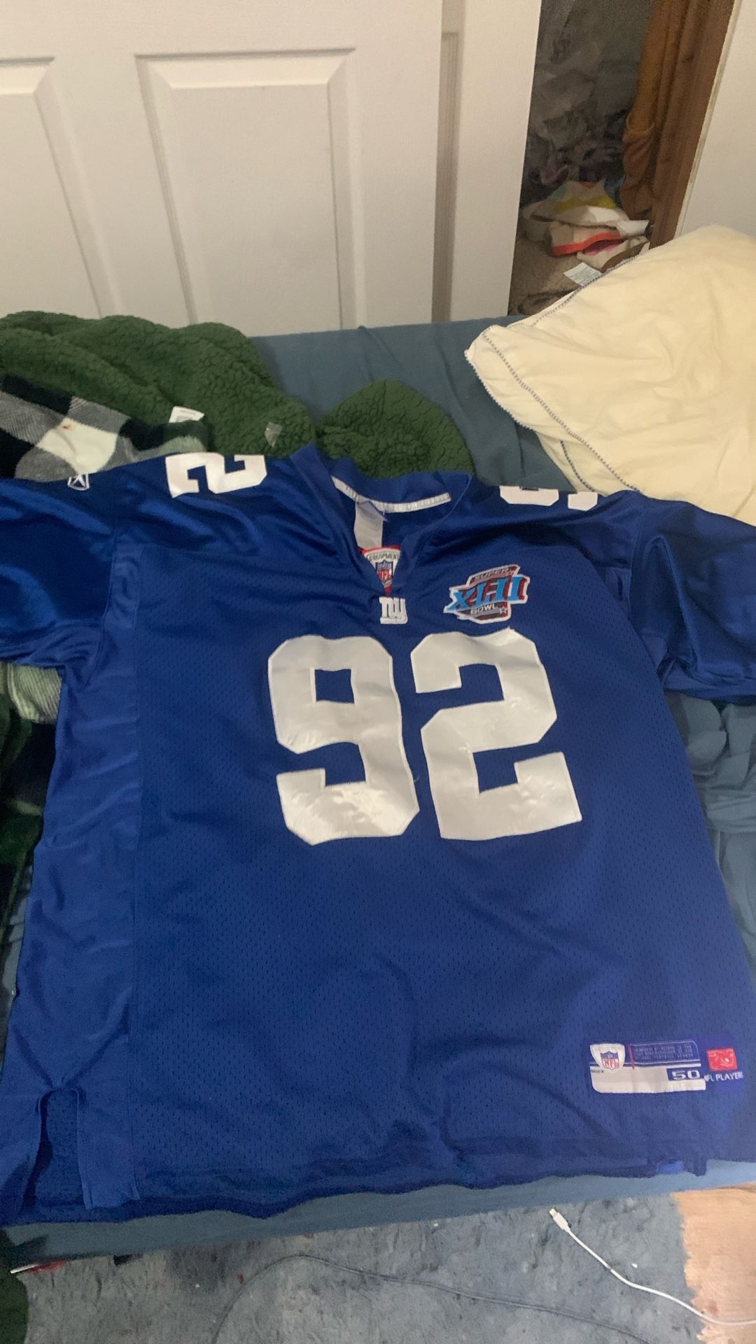 Michael Strahan Giants Super Bowl XLII