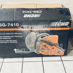 Echo New 14” Concrete Saw It Comes With Abrasive Blade Never Used 