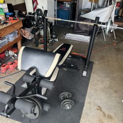 Marcy Home Gym Bench/squat/armcurl/legcurl